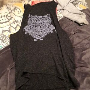 Owl tank top
